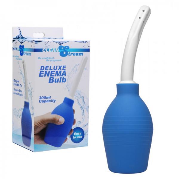 Blue Douche And Enema Flush Bulb Sex Toy Product