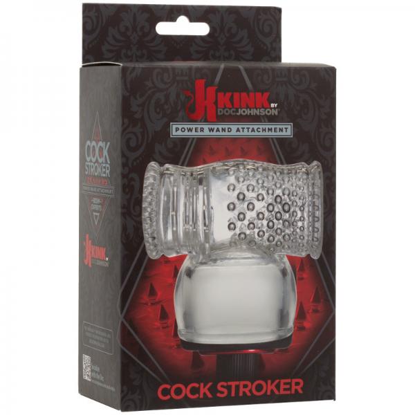 Kink Wand Attachment Cock Stroker Clear Sex Toy Product