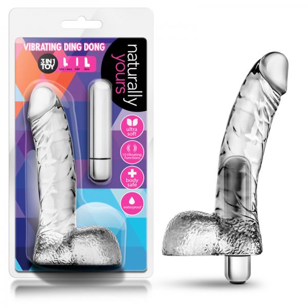 Naturally Yours Vibrating Ding Dong Clear Sex Toy Product