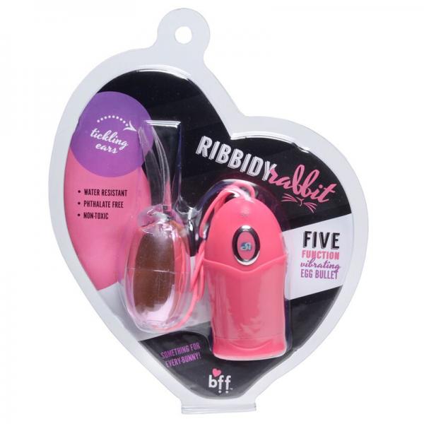 Ribbidy Rabbit Egg Bullet Vibrator Pink Sex Toy Product