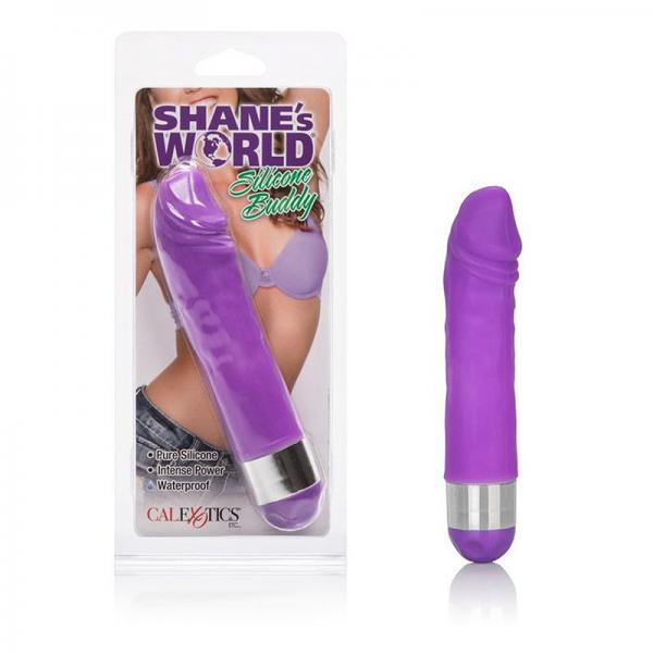 Shane's World Silicone Buddy Purple Vibrator Sex Toy Product
