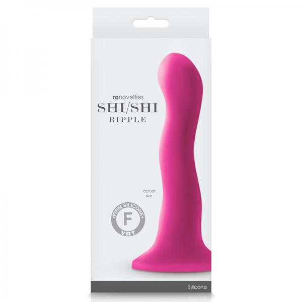 Shishi – Ripple – 6in Dildo – Pink
