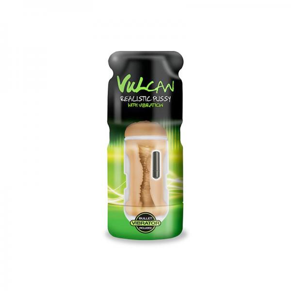 Cyberskin Vulcan Realistic Pussy with Vibration Mocha Sex Toy Product