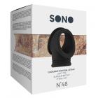 Sono No.48 - Cockring With Ball Strap - Black Sex Toy Product