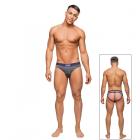 Male Power Heather Haze Cutout Thong Grey Lx Sex Toy Product