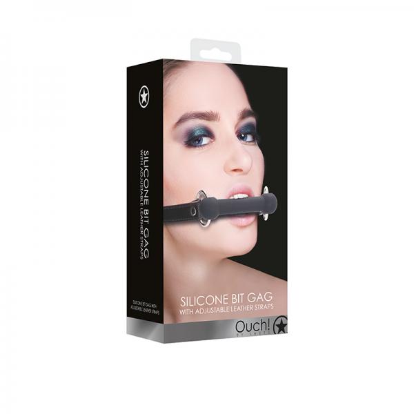 Ouch! Bit Gag - Black Sex Toy Product