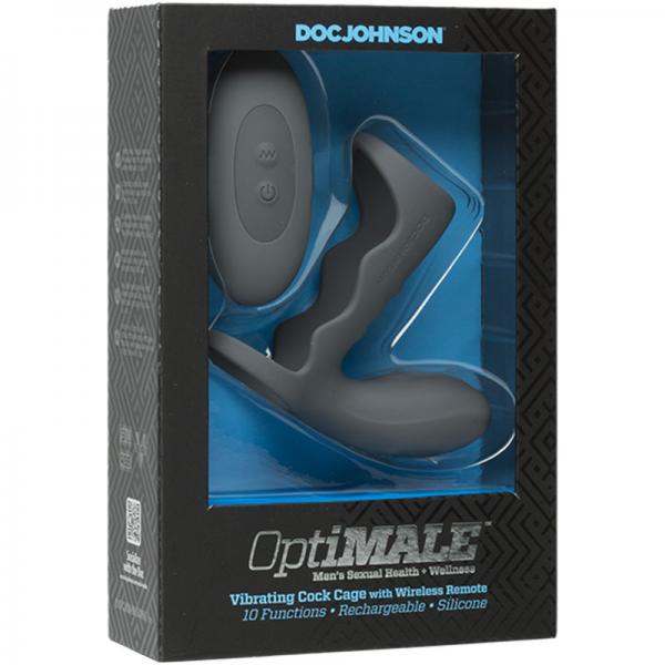 Optimale Vibrating Cock Cage With Wireless Remote