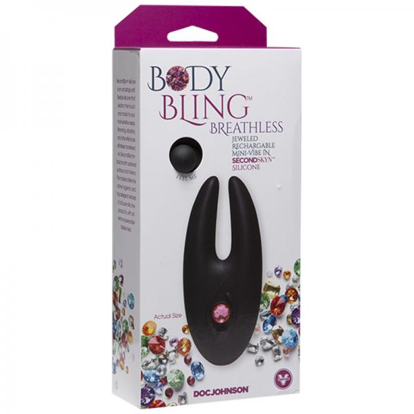 Body Bling Clit Cuddler Mini-vibe In Second Skin Silicone Pink