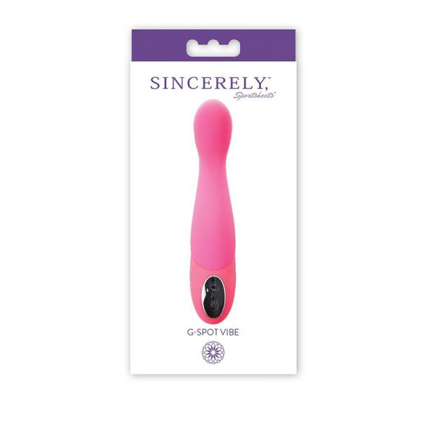Sincerely, Ss G-spot Vibe-pink