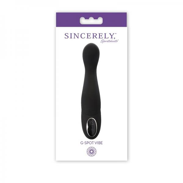 Sincerely, Ss G-spot Vibe-black
