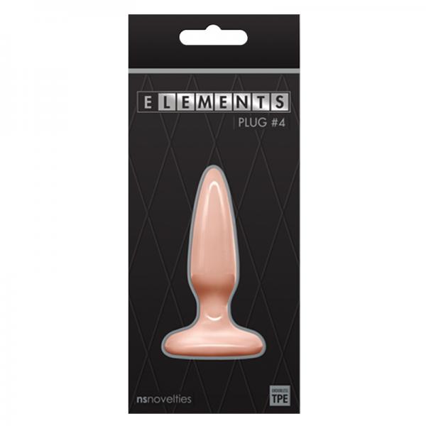 Elements Plug #4 White Beige Sex Toy Product