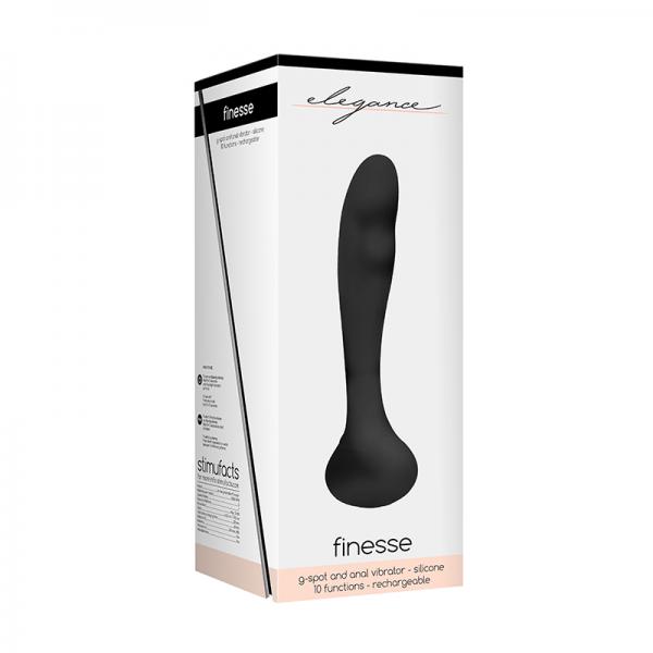 Elegance Rechargeable G-spot Vibrator – Black
