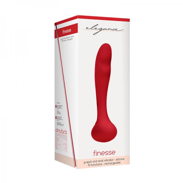 Elegance Rechargeable G-spot Vibrator – Red