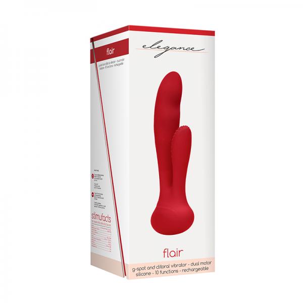 Elegance Rechargeable G-spot Vibrator – Red