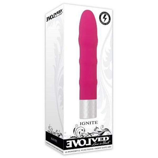 The Ignite Turbo Boost Plastic Vibrator Pink Sex Toy Product