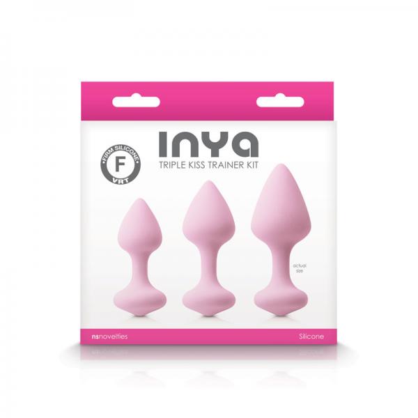 Inya Triple Kiss Trainer Kit Pink Butt Plugs Sex Toy Product