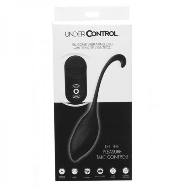Under Control Silicone Vibrating Egg W Remote Control