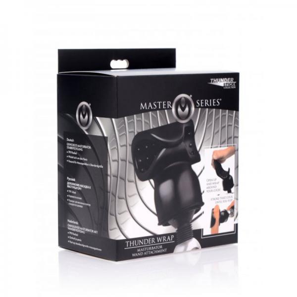 Thunder Wrap Masturbator Wand Attachment Black Sex Toy Product