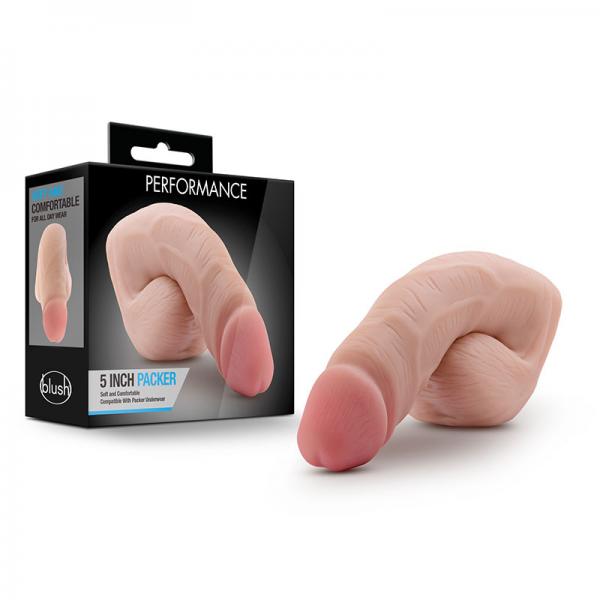 Performance 5 inches Packer Vanilla Beige Dildo Sex Toy Product