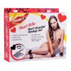 Frisky Heartache 5pc Heart Accented Bondage Set Sex Toy Product