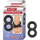 My Cockring Figure Eight Cock & Scrotum Ring Black Sex Toy Product