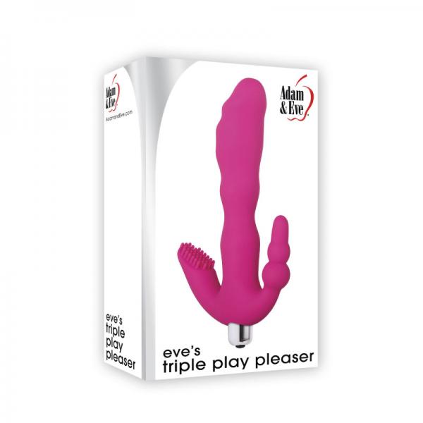 A&e Eve's Triple Play Pleaser Pink Sex Toy Product