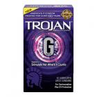 Trojan G-spot Lubericated Latex Condom 10pk Sex Toy Product