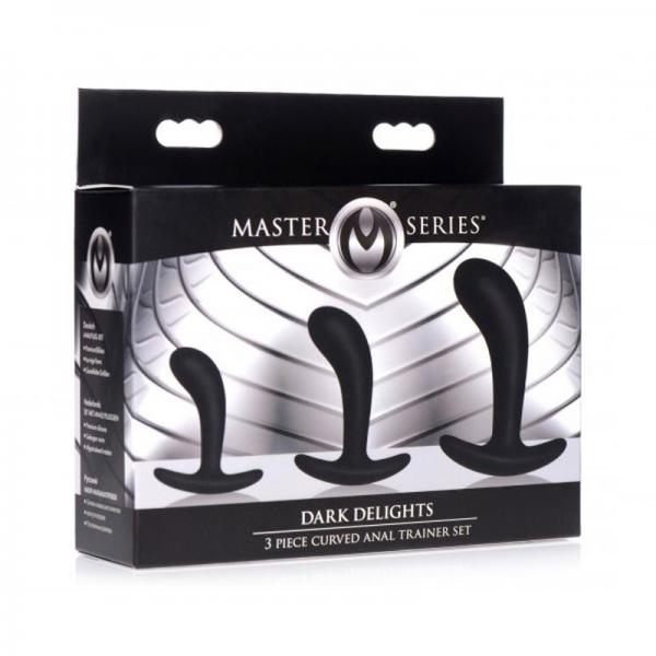 Dark Delights 3 Piece Curved Anal Trainer Set Sex Toy Product