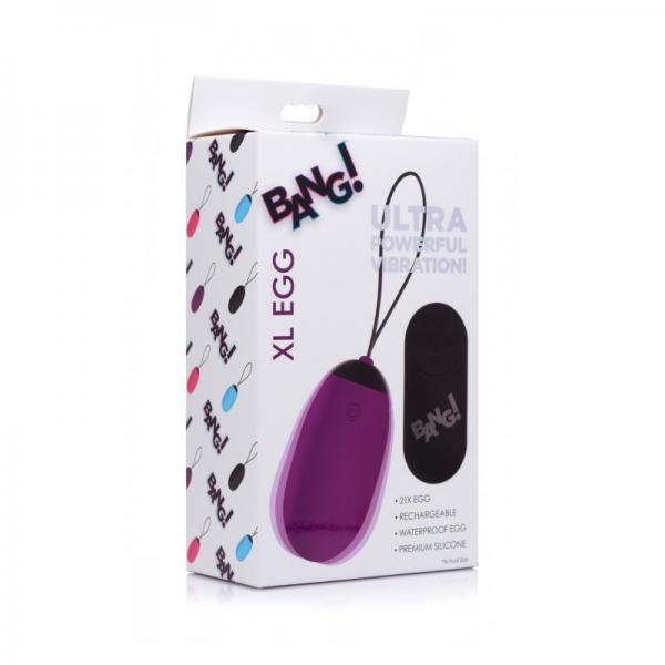 Bang Xl Vibrating Egg – Purple