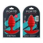 Forto F-83: Honey Dipper Plug 100% Silicone Red Sex Toy Product