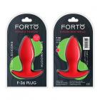 Forto F-36: Silicone T Plug Red Sex Toy Product