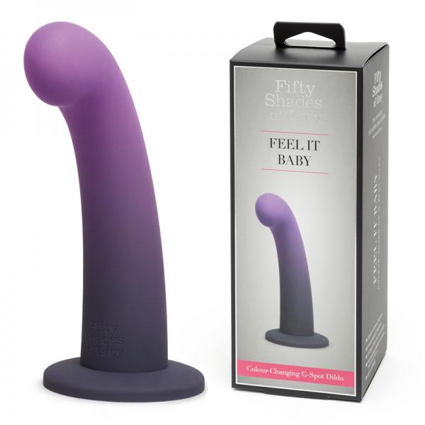 Fifty Shades Of Grey Feel It Baby Colour-changing G-spot Dildo