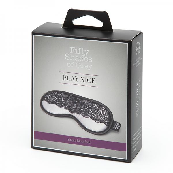 Fifty Shades Of Grey Play Nice Satin & Lace Blindfold Sex Toy Product