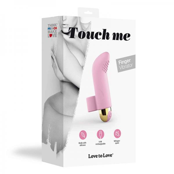 Love To Love Touch Me Pink Finger Vibrator Sex Toy Product