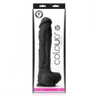 Colours Pleasures 10" Dildo - Black Sex Toy Product