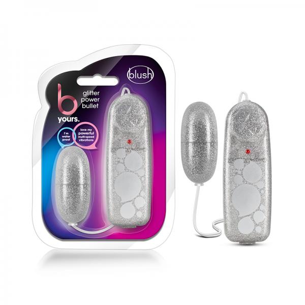 B Yours – Glitter Power Bullet – Silver
