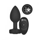 B-vibe Vibrating Jewels - Remote Control - Rechargeable - Black Diamond (m/l) Sex Toy Product