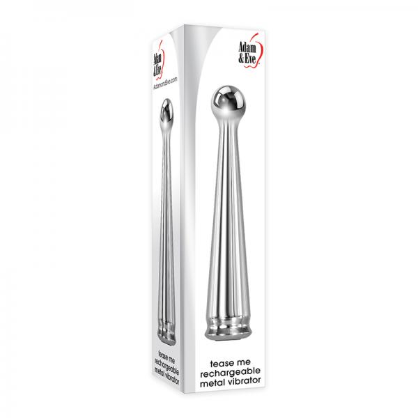 A&e Tease Me Rechargeable Metal Vibrator