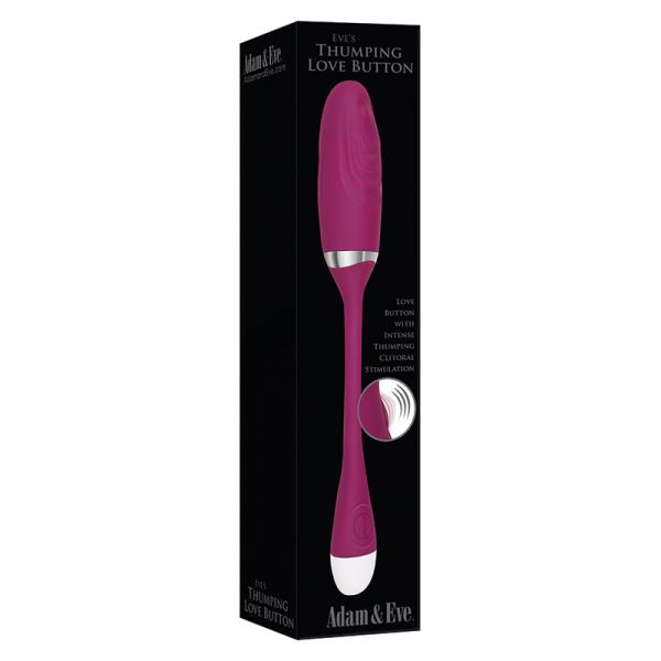A&e Eve's Thumping Love Button Rechargeable, Silicone – Purple