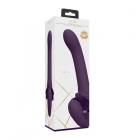 Vive - Satu Rechargeable Pulse-wave Triple-motor Silicone Strapless Strap-on - Purple Sex Toy Product