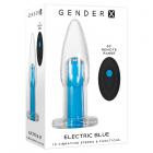 Gender X Electric Blue Rechargeable Sex Toy Product