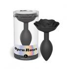 Love To Love Open Roses Anal Plug Large Black Onyx Sex Toy Product