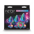 Rear Assets 3-piece Trainer Kit Multicolor Rainbow Heart Sex Toy Product