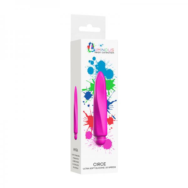Luminous Myra Abs Bullet With Silicone Sleeve 10 Speeds Fuchsia