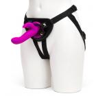 Happy Rabbit Vibrating Strap-on Harness Set Purple Sex Toy Product