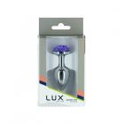 Lux Active Rose Metal Butt Plug 3 In. Purple Sex Toy Product