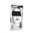 Ouch! Black & White Lace Mask With Elastic Straps Black Sex Toy Product