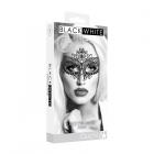 Ouch! Black & White Lace Eye Mask Queen Black Sex Toy Product