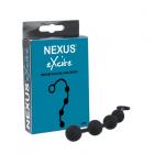 Nexus Excite Anal Beads Silicone Medium Black Sex Toy Product