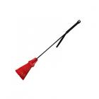 Rouge Tasseled Riding Crop Red Sex Toy Product